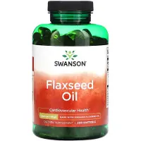 Swanson Health Pellavansiemenöljy 1000 mg - 200 kapselia