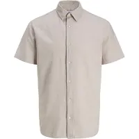 Jack & Jones 12294285 Linen Plus Size Lyhythihainen Paita