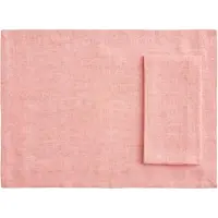 HAY Tavolo tablettiliina/lautasliina 4-pack. Soft coral
