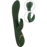 Emerald Love Kaksinkertainen stimulaatiovibraattori , vihreä