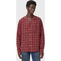 AllSaints Felix Ls Shirt - Red - L