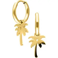 Wildcat Mini Palm Hoops - Korvakorut (pari) - Kultainen metalli