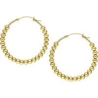 Wildcat Bubble Hoops - Korvakorut - Kultainen metalli