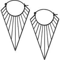 Wildcat Prisma Hoops - Korvakorut - Musta metalli