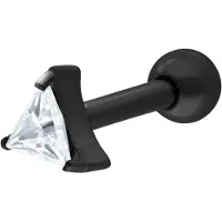 Wildcat Crystal Triangle Earbarbell - Musta metalli