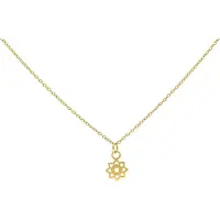 Wildcat Little Sunflower Necklace - kaulakoru - Kultainen metalli