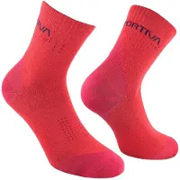La Sportiva Sprint Trail Socks Juoksusukat koko L väri punainen