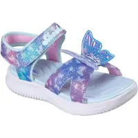 SKECHERS Sandaalit Valolla - Rusetti Brittiläinen - Blue/Multi - - 29 - Sandaalit