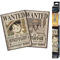 One Piece - Wanted Luffy & Ace - Julistesetti (2kpl)