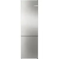 Bosch Serie 4, Jääkaappipakastin, 203 x 60 cm, Teräs, KGN392I1F