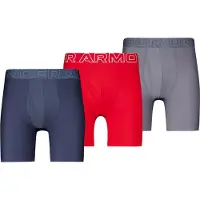 Under Armour Ua Performance Tech - Solid 6" 3Pk - Grey - XL