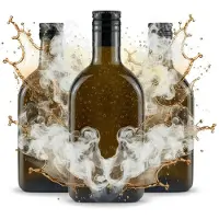 Hobby Hall 5 x 350 ml tummalasirommipulloa: alkoholille, siirappeille, öljylle