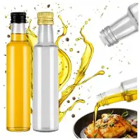 Hobby Hall 10x Lasipulloja Dorica 250ml, jossa annostelija öljylle, etikalle