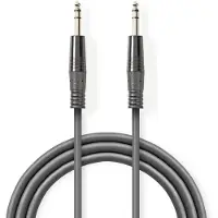 Nedis 3 m balansoitu 6.35 mm stereoäänikaapeli