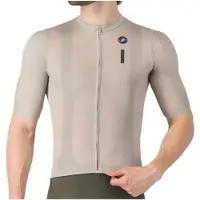 Castelli Drittone Logo -lyhythihainen pyöräilypaita clay/belgian blue miehet