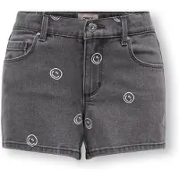 ONLY Kogblair Print Dnm Shorts Pim Ex - Grey - 128