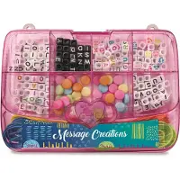 Clementoni - Crazy Chic Jewelry Making Beads Set in Storage Box Pink