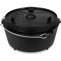 Petromax Dutch Oven FT12, tasainen, musta
