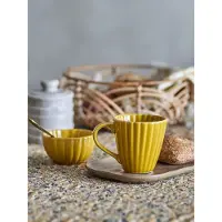 Bloomingville Latina scales yellow set of 6 pieces