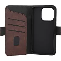 Gear iPhone 15 Pro lompakkokotelo (ruskea)