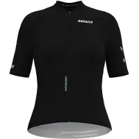 Bioracer Icon -lyhythihainen pyöräilypaita eclipse black naiset