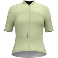 Bioracer Icon -lyhythihainen pyöräilypaita pistachio milk naiset