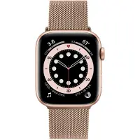 FIXED älykellon mesh-ranneke, Apple Watch 38 / 40 / 41 mm, ruusukulta
