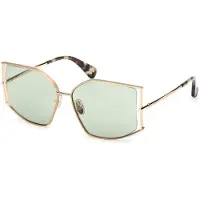 Max mara MM0142 59/15/135 32N kiiltävä vaalean kultainen METALLI AURINKOLASIT NAISET MM0142 kiiltävä vaalean kultainen Aurinkolasit 59
