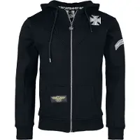 West Coast Choppers Og Classic Panel Kokovetoketjullinen Collegepaita