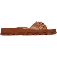 Ralph Lauren for woman. 802982883001 Tasha flip flop leather sandals brown (37), Flat, None, Casual