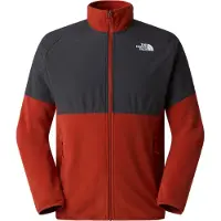The North Face Men's Glacier Heavyweight Full Zip Fleece Iron Clay/Asphalt Grey Välikerrospuserot M