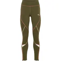 Kari Traa Women's Louise 2.0 Tights Dark Olive Green Urheiluhousut XS