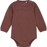 CeLaVi Body Ls, Solid W. Print - Brown - 70