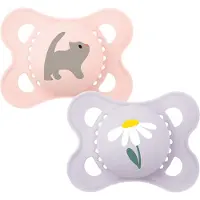 Mam Original Silk Teat Pacifier Pink 0-6mnd
