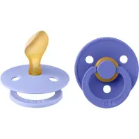 BIBS Colour Tutti 2-pack Lateksi Koko 2 Anatominen, Hush/Grape