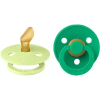 BIBS Colour Tutti 2-pack Lateksi Koko 1 Anatominen, Matcha/Cactus