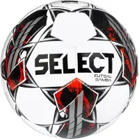 Select Jalkapallo Futsal Samba V22 - Valkoinen/hopea/punainen, koko Ball SZ. 5
