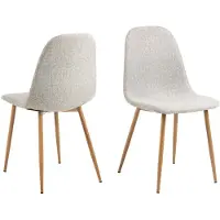 Ebuy24 Celia-tuolisetti, 4 kpl, harmaa