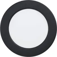 Eglo - FUEVA 5 Recessed LED Light – Ø117 mm – Black – 650lm