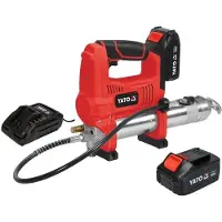YATO akkukäyttöinen voiteluaineruisku YT-07020; 18 V; 1x3,0 Ah akku