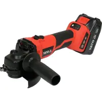 YATO Akkukäyttöinen kulmahiomakone YT-828295; 18 V; 2x4,0 Ah akku