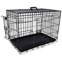 Nobby Foldbart metal transportbur til bil M Sort