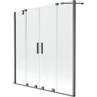 Mexen Kylpyseinä Velar Duo II, harmaa, 160x150 cm
