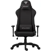 Sense7 Spellcaster FUKU fabric armchair black