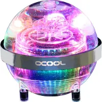 Alphacool Eisball Digital RGB säiliö - Plexi (sis. Eispumpe VPP755 V.3)