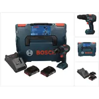 Bosch Akkuporakone/ruuvinväännin GSR 18V-55, 2x2.0Ah + laturi GAL 18V-40, L-BOXX