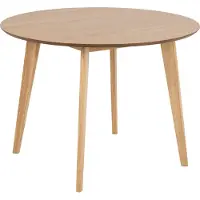 Ebuy24 Ruokapöytä Roxby D105xH76 cm, tammi