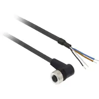 Telemecanique Sensor cable pur m12 4-pin female angled 2 meters xzcp1241l2