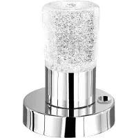TRIO Piccolo pöytävalaisin LED 4,5 W kromi/jäälasi