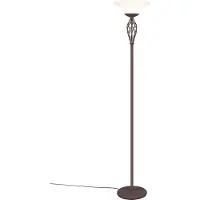 TRIO Lighting Lattiavalaisin Rustica, Ruskea/ruoste, Olohuone/ruokailutila, Metalli, Antiikki